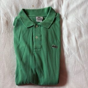 Lacoste green polo shirt